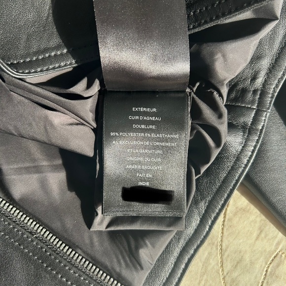 Rudsak women Leather jacket - Picture 4 of 6